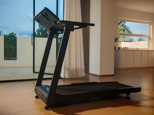 Miniatura 9 de WELLFIT - Cinta de correr inclinada automática, 15% de inclinación resistente, para el hogar 4.5HP, 10 MPH, 500 lbs Capacity, 20'' x 55'' Running
