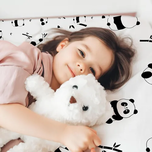 Miniatura 21 de MUSOLEI Sábana bajera ajustable de hongos, ropa de cama de hongos, decoración de hongos para niños, niños; juego de sábanas individuales; 1 sábana
