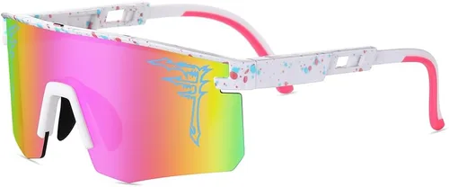 Miniatura 10 de ACEXPNM Gafas de sol de béisbol de dos tamaños UV400 para adultos, niños y jóvenes, hombres y mujeres, para deportes al aire libre