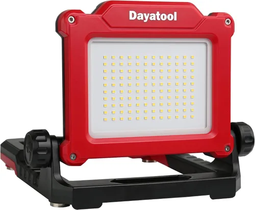 Miniatura 10 de 4000 lúmenes Luz de trabajo LED magnética inalámbrica, compatible con Dewalt Makita 20V Milwaukee 18V m18 Batería de litio recargable