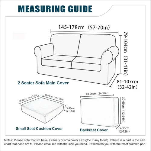 Miniatura 71 de Funda para Sofá de Terciopelo, Fundas Elásticas para Sofá para Funda Principal Separada/Respaldos y Cojines de Asiento, Funda para Sofá, para Fundas