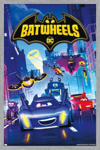 Miniatura 14 de DC Comics - Póster de pared con diseño de ruedas para TV, 34 pulgadas de largo x 22.4 pulgadas de ancho, versión premium sin marco