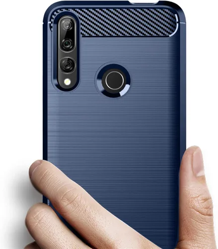 Miniatura 4 de Asuwish Funda de teléfono para Huawei Y9 Prime 2019/Honor 9X/P Smart Z con protector de pantalla de vidrio templado y accesorios de celda de Azul