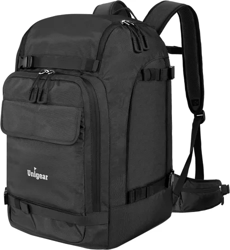 Miniatura 9 de Unigear - Mochila para botas de esquí para casco 50L/70L, lentes de protección, guantes, esquís, snowboard y accesorios Rojo