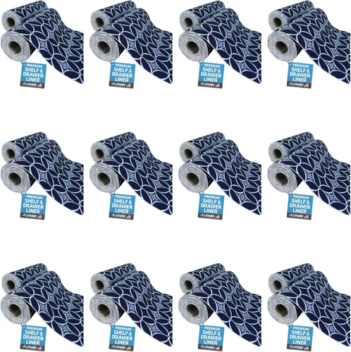 Miniatura 18 de Drymate Forro Premium de lujo para estantes y cajones, tela acolchada gruesa, no adhesiva, absorbente, impermeable, antideslizante, forros