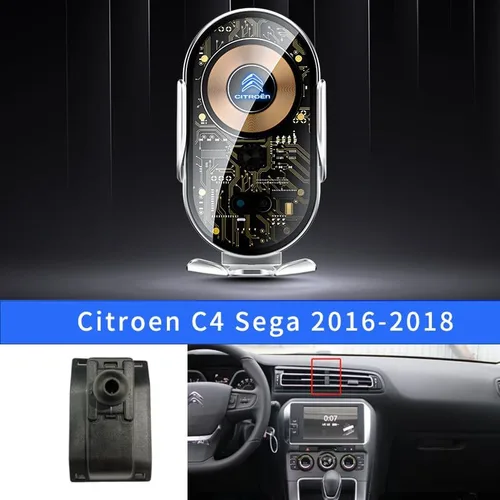 Miniatura 2 de Soporte para teléfono móvil de automóvil, adecuado para Citroen C4 Sega 2016-2018, accesorios de coche de gama alta, aspecto exquisito, de moda