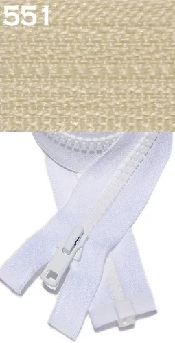 Miniatura 42 de YKK Cremallera Vislon de 22 pulgadas, 5 separadores de plástico moldeado, peso medio por cada uno (color seleccionado) (rosa azafrán - 806)
