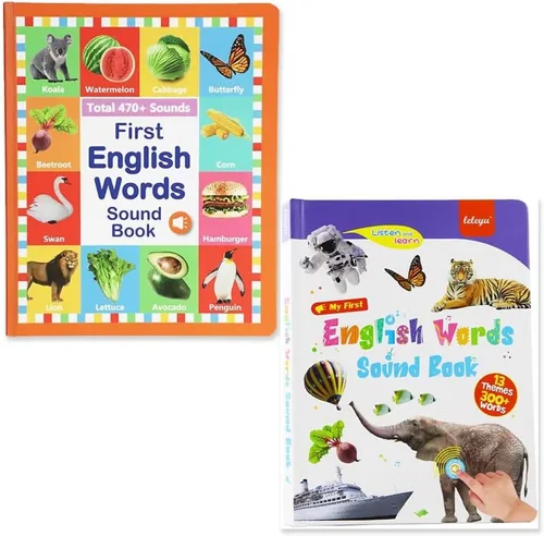 Mi Primer Libro de Palabras en Inglés con Sonido – Más de 470 Palabras, Libros de Audio para Niños 100 Libros de Aprendizaje de Inglés Parlantes 3y+