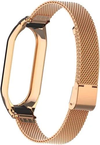 Miniatura 6 de HOPMC Correa de reloj compatible con Xiaomi mi Band 8 correas ajustables con hebilla de metal impermeable correa de repuesto accesorios