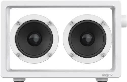 Miniatura 8 de JAYINE Altavoz Bluetooth portátil de casete, altavoces minimalistas de 16 W, Bluetooth inalámbrico potente, sonido potente HD y amplia Negro
