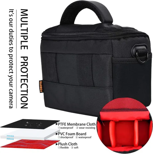 Miniatura 4 de FOSOTO Funda compacta para cámara con cubierta impermeable para lluvia compatible con Canon EOS M50 PowerShot SX420 SX430 SX70 SX50 SX30IS Sony