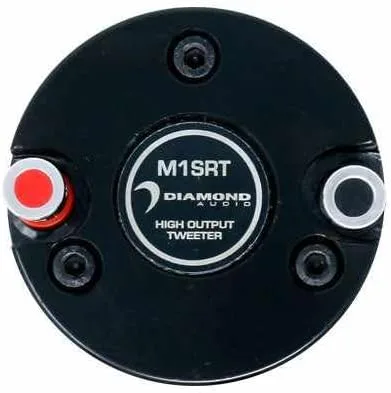 Miniatura 5 de Diamond Audio M1SRT Motorsport - Tweeter de cúpula de titanio con bocina de compresión de 1 pulgada