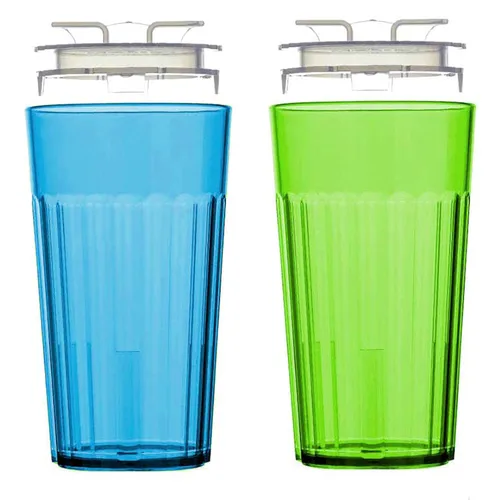 Miniatura 9 de Reflo Smart Cup - Paquete de vaso inteligente (azul, paquete de 1) Entrenamiento de destete Montessori para niños pequeños, diseño de vaso abierto 1
