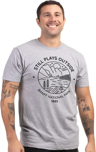 Miniatura 59 de Camiseta de senderismo Still Plays Outside Divertida camiseta para excursionista, camping, campista, al aire libre, hombres y mujeres