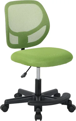 Miniatura 9 de Amazon Basics Silla de escritorio giratoria de malla de altura ajustable con respaldo bajo y reposapiés, silla con ruedas para una movilidad suave