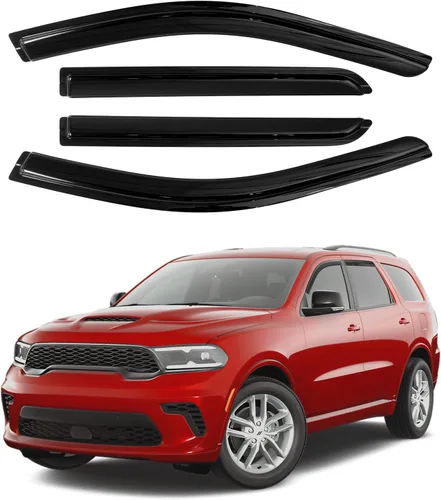 Miniatura 47 de Canvcle RAV4 Rain Guards - Window Visors for Toyota RAV4 2006-2012, Outside-Mount Tape-On Side Window Wind Deflectors for RAV4 Accessories, Vent