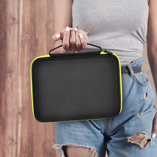 Miniatura 7 de Estuche compatible con Brother P-Touch PTD220 D210 Etiquetadora diaria para hogar/oficina, organizador de almacenamiento y transporte para cintas