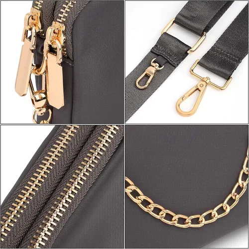 Miniatura 4 de UTO Small Crossbody Bags for Women 3 in 1 Trendy Belt Purse Fashion Designer Mini Cute Sling Fanny Chest Pack