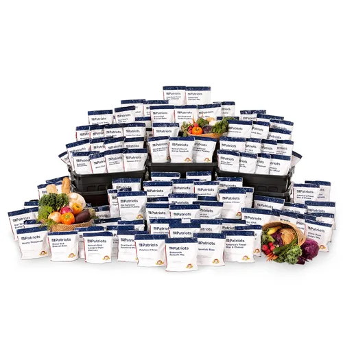 Miniatura 10 de 4Patriots suministro de alimentos para emergencias, kit de supervivencia para 72 horas, vida útil de 25 años, 16 porciones
