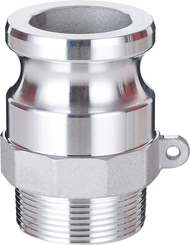 Miniatura 2 de Accesorios de bloqueo de leva global de aluminio Tipo F Cam & Groove Hose Fittings, acoplamiento Camlock de 1.5 pulgadas, enchufe de 1.5 pulgadas x