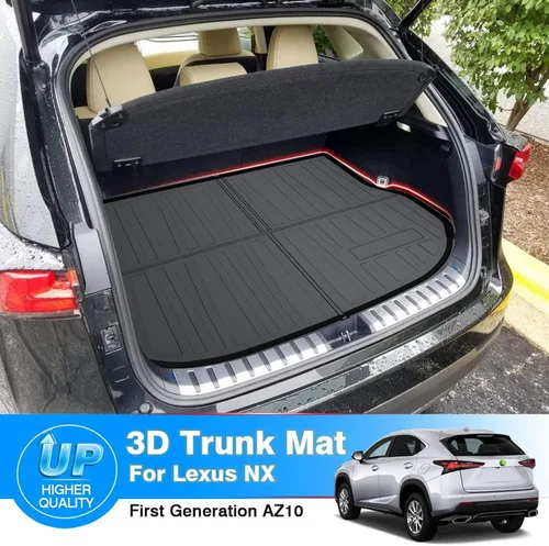 Miniatura 2 de Powerty - Tapete para cajuela para 2015-2020 2021 Lexus NX200t NX300 NX300h, accesorios para alfombrillas de carga, alfombrillas de carga de TPO