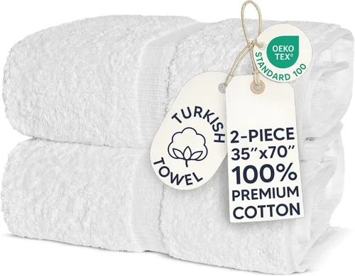 Miniatura 87 de Chakir Turkish Linens - Toallas turcas de 100% algodón, suaves y absorbentes (4 paños, color gris)