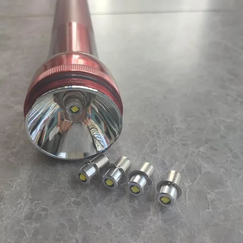 Miniatura 2 de Bombilla LED de repuesto para linterna 4CD, 4 celdas, 6-24 voltios, 18 voltios, 19.2 voltios, kit de conversión, linternas, bombilla, P13.5S PR2 3W