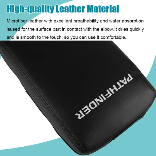 Miniatura 4 de LEXLEY, Funda protectora de piel impermeable con logotipo de Pathfinder, funda protectora de cuero antiarañazos para Nissan 2022 2023 2024 2025 2026
