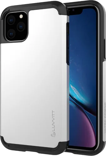 Miniatura 11 de Luvvitt Ultra Armor - Funda diseñada para iPhone 11 Pro Max 6.5 2019 con placa de metal extraíble para soporte magnético