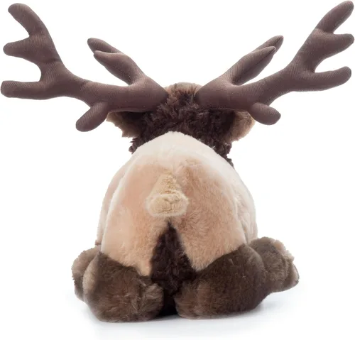 Miniatura 4 de The Petting Zoo Peluche de alce, regalos para niños, animales salvajes del zoológico Onez, juguete de peluche de alce de 12 pulgadas