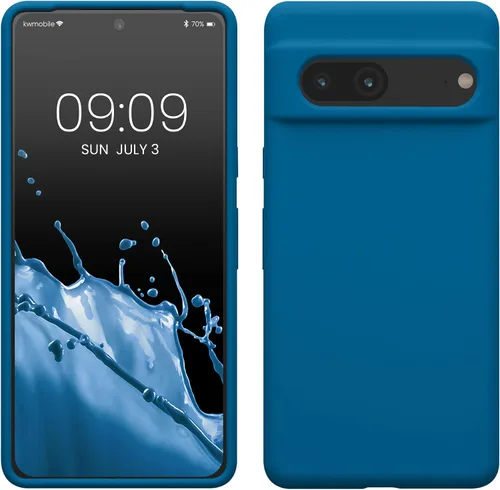 Miniatura 88 de kwmobile Funda compatible con Google Pixel 7 - Funda de silicona TPU con acabado suave - Piedra antigua