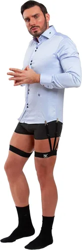 Miniatura 5 de Soportes NV mejorados 2.0, con cierres mejorados soportes de camisa premium, ligas de camisa, tuckers de camisa para hombre