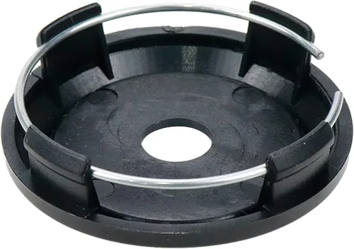 Miniatura 4 de Modengzhe Tapones centrales de rueda de 2.25 pulgadas, cubiertas centrales de repuesto de 2.5 pulgadas a orejeta, color negro, paquete de 4
