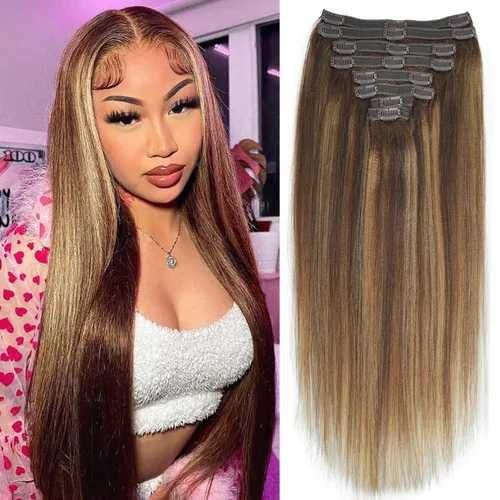 Miniatura 81 de Extensiones de cabello con clip de 12 pulgadas, rizado birmano, negro natural, extensiones de cabello con clip rizado birmano, cabello humano real