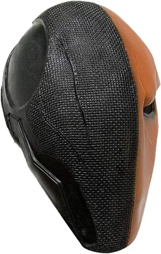 Miniatura 3 de Deathstroke - Máscara de látex de superhéroe de Arkham City para Halloween, accesorios de cosplay