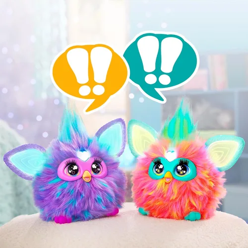Miniatura 7 de Furby Coral, 15 accesorios de moda, juguetes de peluche interactivos para niñas y niños de 6 años en adelante, animatronic activado por voz