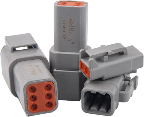 Miniatura 8 de JRready ST6331 Kit de conectores Deutsch, conectores DTM impermeables de 2, 3, 4, 6, 8, 12 pines, tamaño 20 contactos estampados (16-22 AWG)