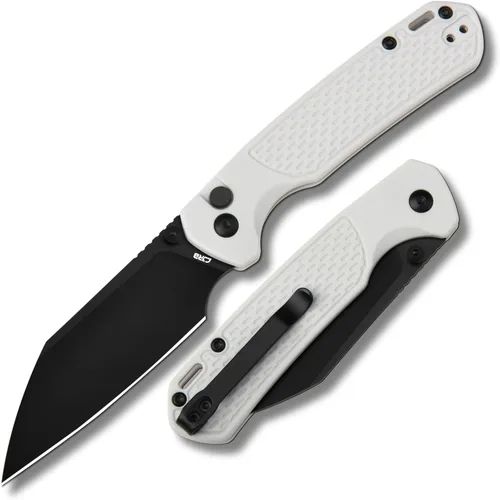 Miniatura 15 de CJRB Cuchillo de Bolsillo Pyrite-Light, Cuchillo Plegable con Hoja de Acero AR-RPM9 de 3.34'', Cuchillo de Bolsillo Pequeño con Clip de Bolsillo