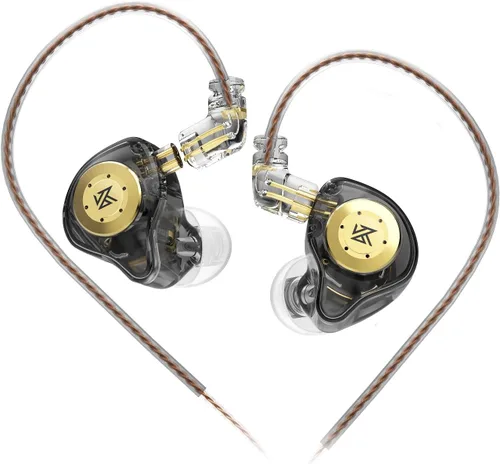 Miniatura 3 de KZ EDX PRO - Audífonos intrauditivos IEMs estéreo con graves, audífonos con cable de 3.5mm y cable desmontable de 2 pines, audífonos con aislamiento