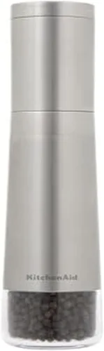 KitchenAid Molinillo de pimienta lleno de acero inoxidable, 8 pulgadas