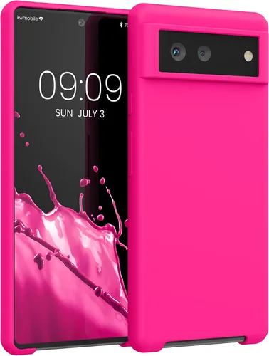Miniatura 689 de kwmobile Funda Compatible con Google Pixel 6 Pro - Funda de teléfono de silicona TPU con acabado suave - Azul Arrecife