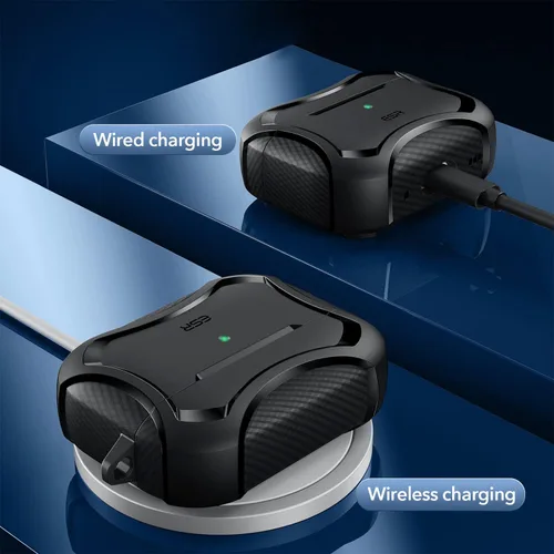Miniatura 8 de SaharaCase Raider Series - Funda compatible con AirPods Pro 2 (2ª generación) [Robusta] protección de cuerpo completo, agarre antideslizante