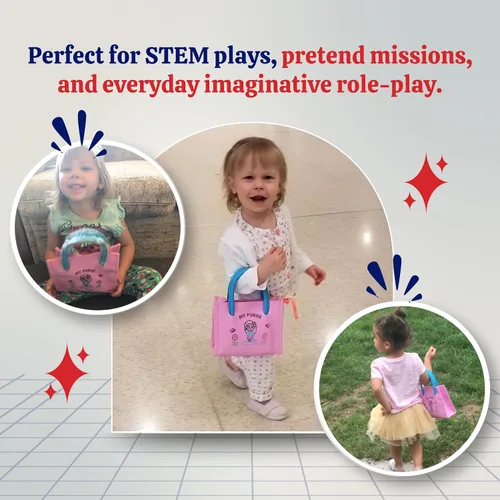 Miniatura 6 de Dress-Up-America Bolso para Niños Pequeños - Bolso de Juego de Simulación para Niños - Juguetes de Juego de Simulación para Niñas Pequeñas Edades