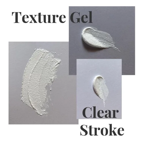 Miniatura 2 de Textura Gel semi sólido 0.21 oz polvo espejo 3D arena textura yeso escultura blanco en color claro trazo en relieve pintura gel