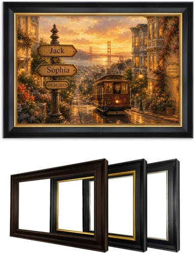 Miniatura 175 de IPIC - Personalized Framed Canvas with Custom Street Sign in Boston Personalized Street Signs with Names, Custom Canvas Print, Boston Sunset