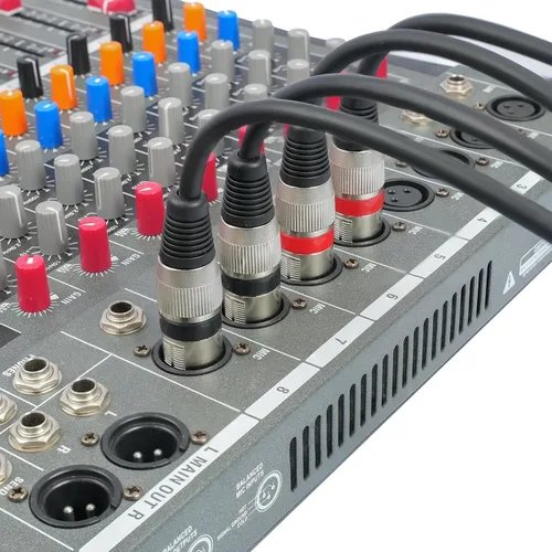 Miniatura 4 de Paquete de 5 cables divisores XLR hembra a doble macho en Y, hembra a 2 machos 3 pines XLR Y, divisor de 3 pines 1 F a 2 M para mezclador de 1 XLR F