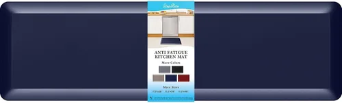 Miniatura 34 de StepRite Tapete de cocina antifatiga de 4/5 pulgadas de grosor, antideslizante, resistente a las manchas y al agua, tapete de escritorio para Azul
