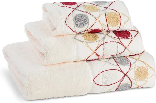 Miniatura 12 de Zahari Home Capri - Juego de toallas de baño de 3 piezas, toalla de baño, toalla de mano y toalla facial, decoración moderna, hermoso diseño único
