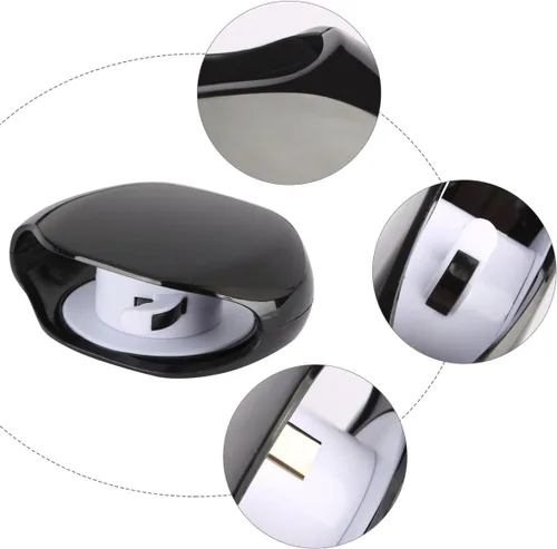 Miniatura 3 de stargoldenbell Enrollador automático de cables, ama de llaves de almacenamiento de cables, organizador de cables retráctil para cables USB, cable