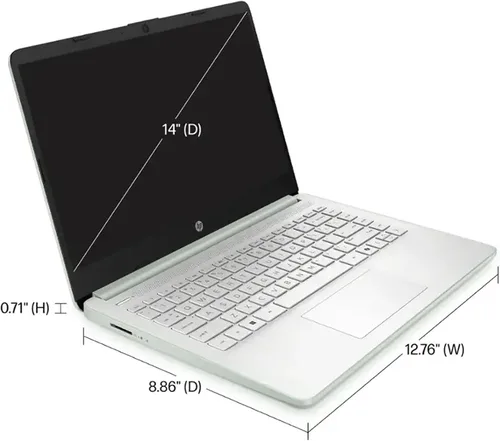 Miniatura 5 de HP Portátil con Microsoft Office y almacenamiento en la nube de 1 TB (1 año), computadora HD de 14 pulgadas, 4 GB de RAM, UFS de 128 GB, CPU Intel